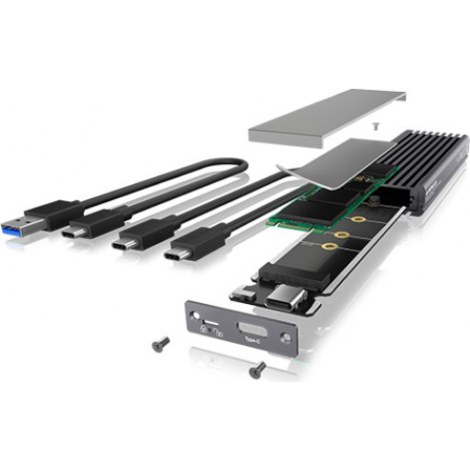 Raidsonic | Icy Box | IB-1817MC-C31 IB-DK2262AC DockingStation | Dock | Ethernet LAN (RJ-45) ports | VGA (D-Sub) ports quantity - 4